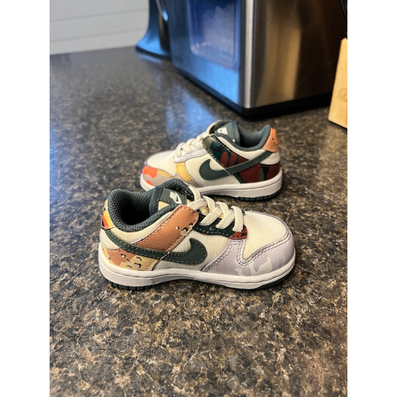 Nike 2021 Dunk Low SE TD 'Sail Multi-Camo - Picture 10 of 12